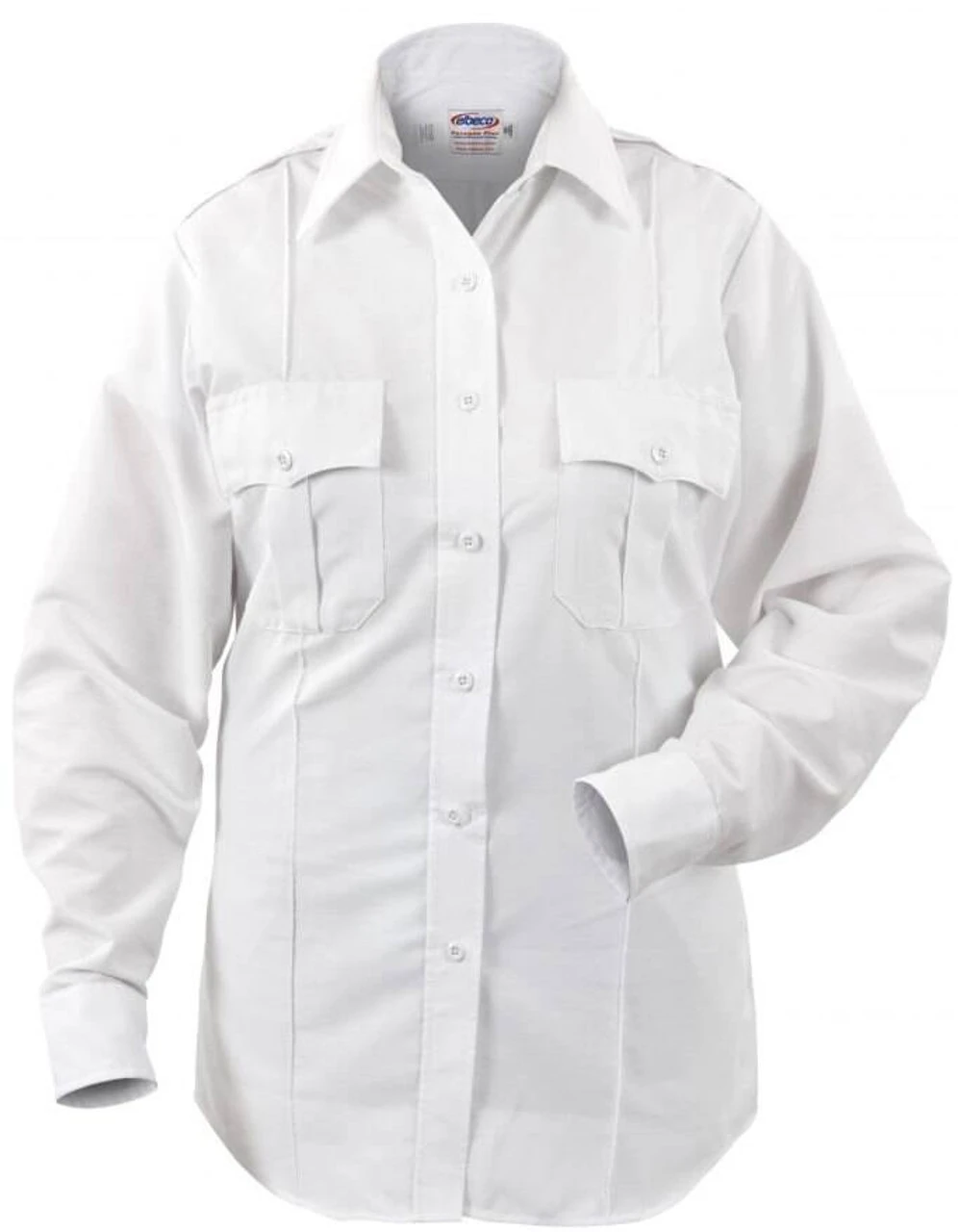 Elbeco Paragon Plus Poplin Womens Long Sleeve Shirt - Image 2