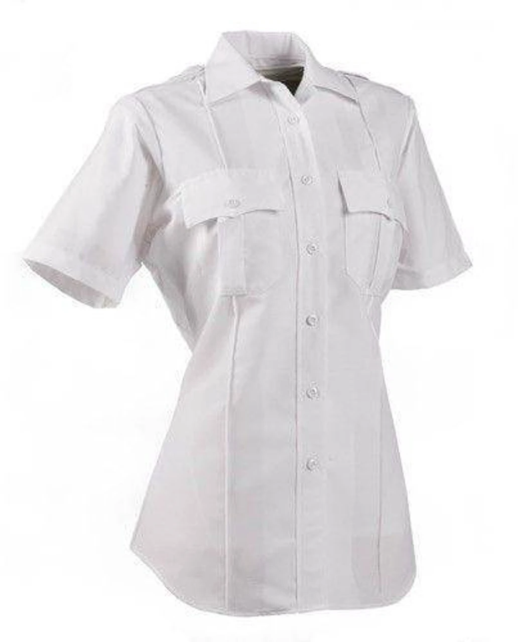Elbeco Paragon Plus Poplin Womens Short Sleeve Shirt - Image 2