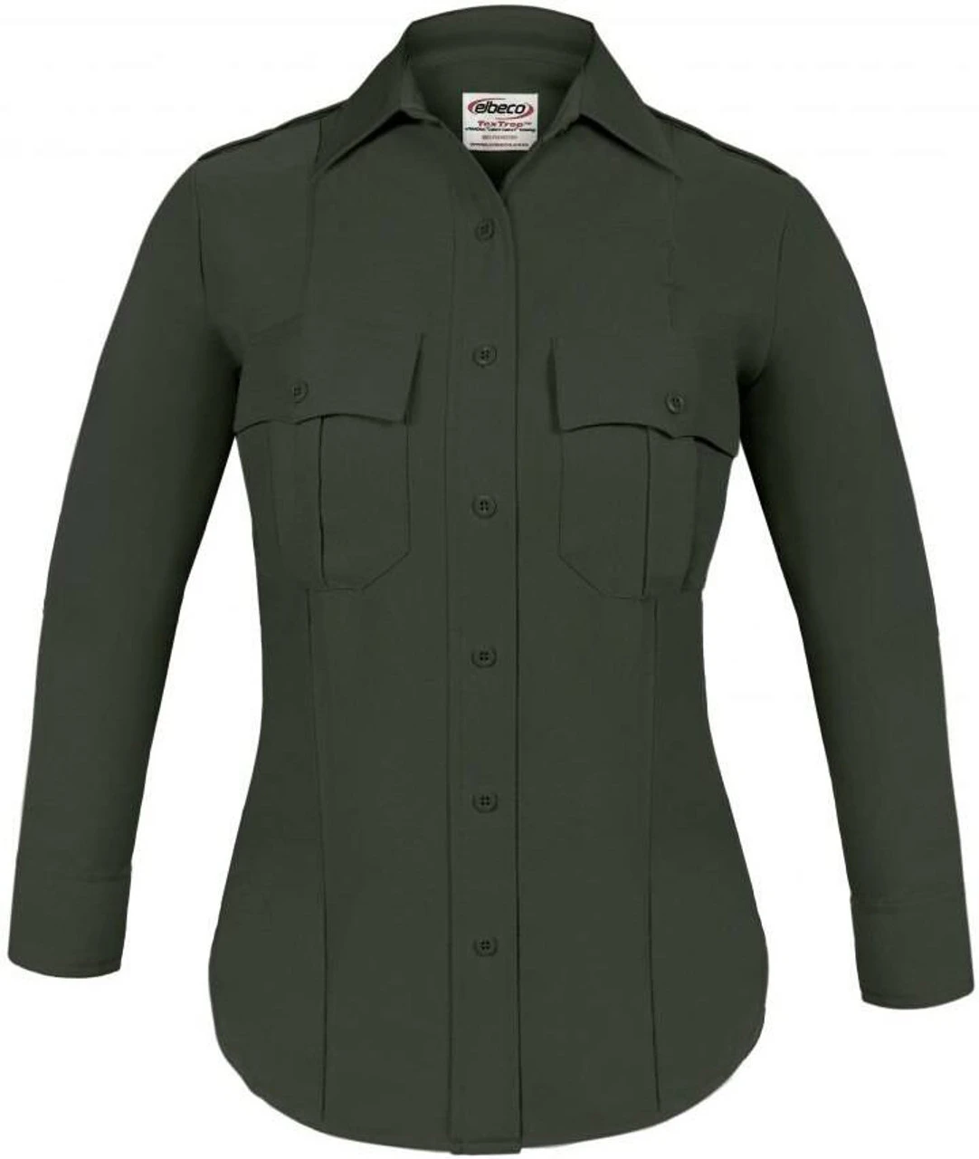 Elbeco Textrop2 Womens Zippered Long Sleeve Shirt - Image 2