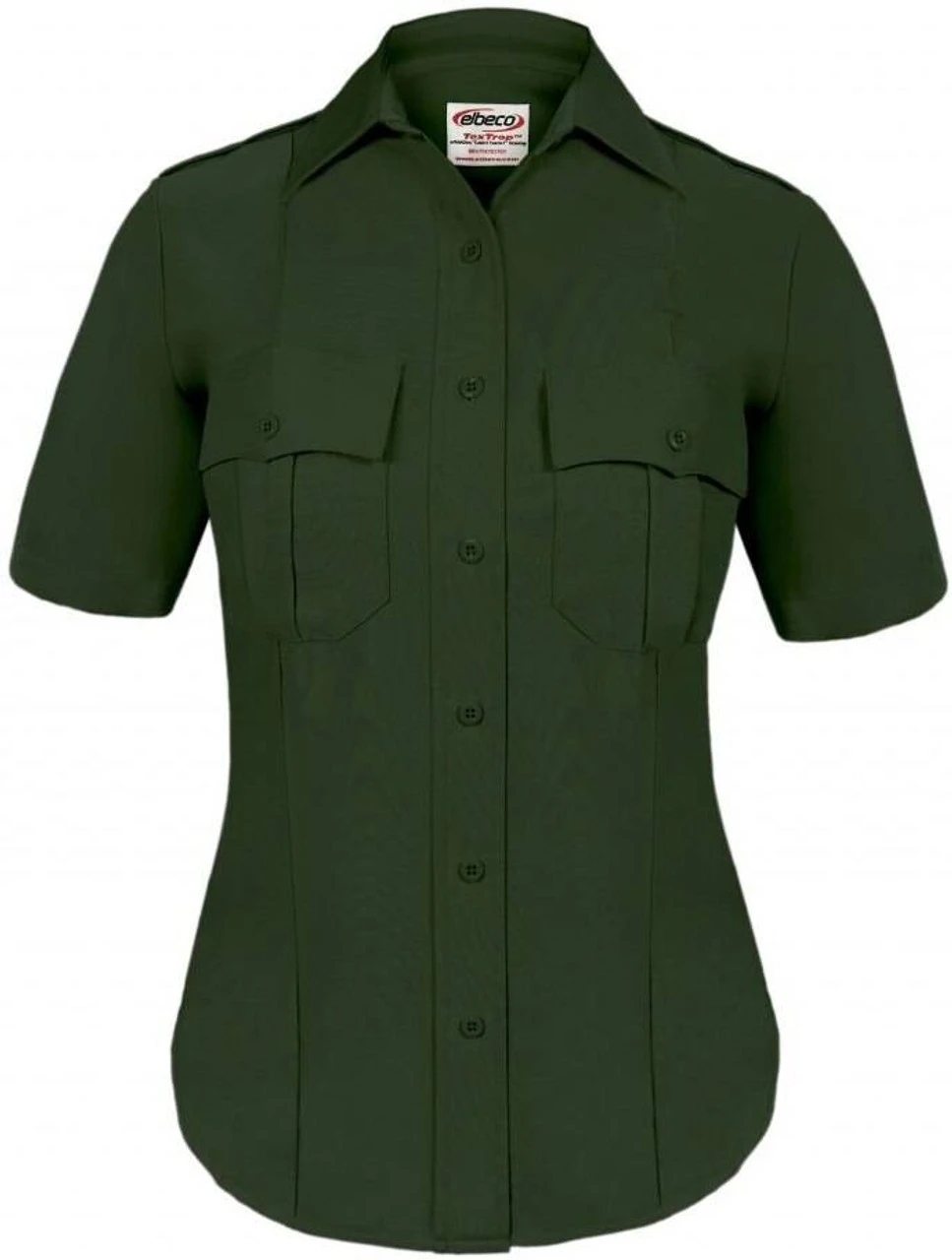 Elbeco Textrop2 Womens Zippered Short Sleeve Shirt