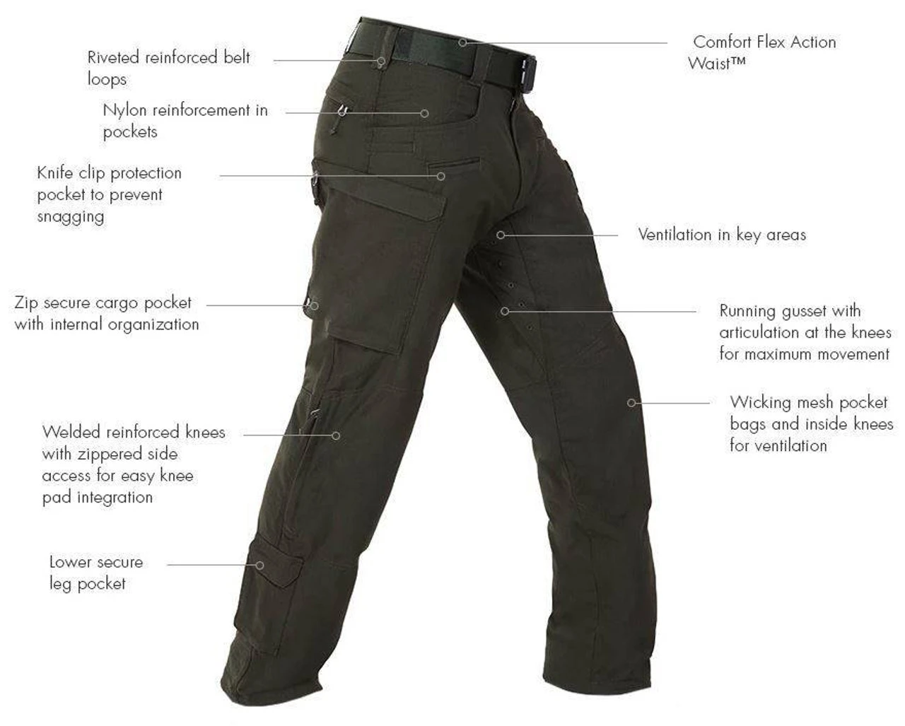 First Tactical Men's Defender Pants 114002 - Image 4