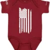 LA Police Gear Distressed Flag Baby Onesie