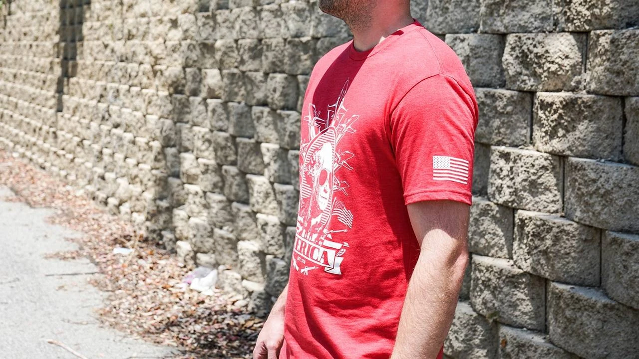 LA Police Gear Merica T-Shirt - Image 6