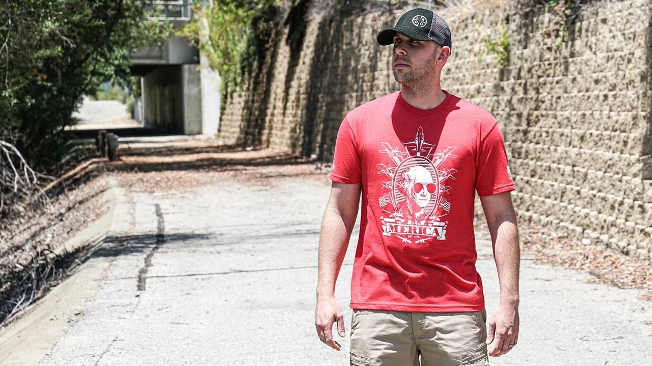 LA Police Gear Merica T-Shirt - Image 5