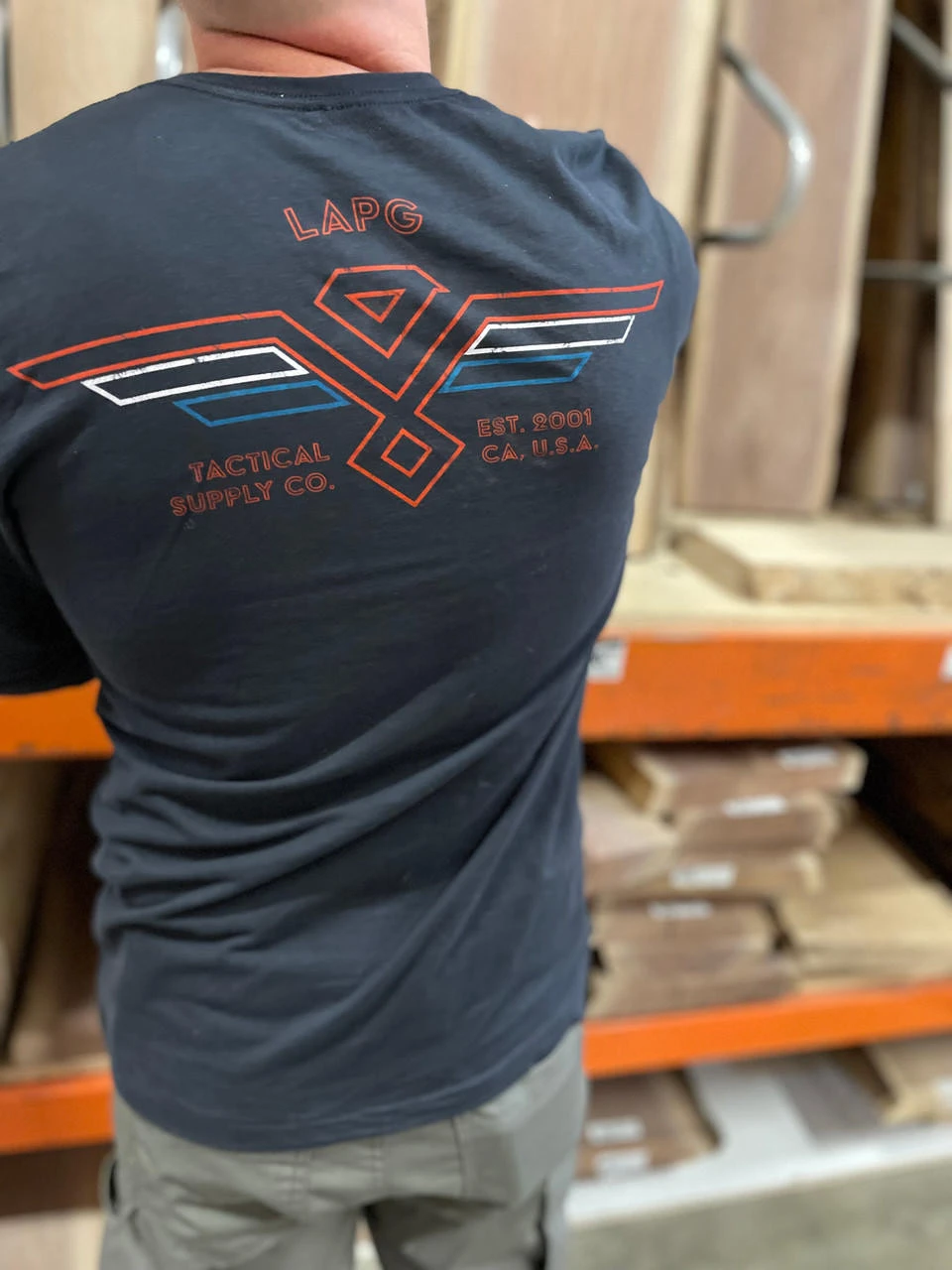 LA Police Gear RWB Eagle Shirt - Image 4