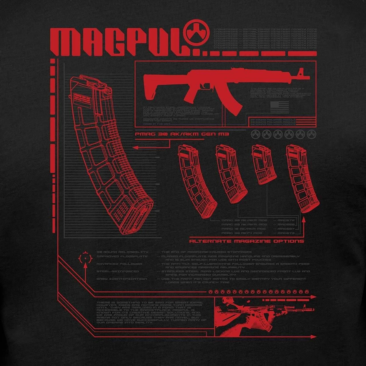 Magpul Magvision AK Cotton T-Shirt - Image 4